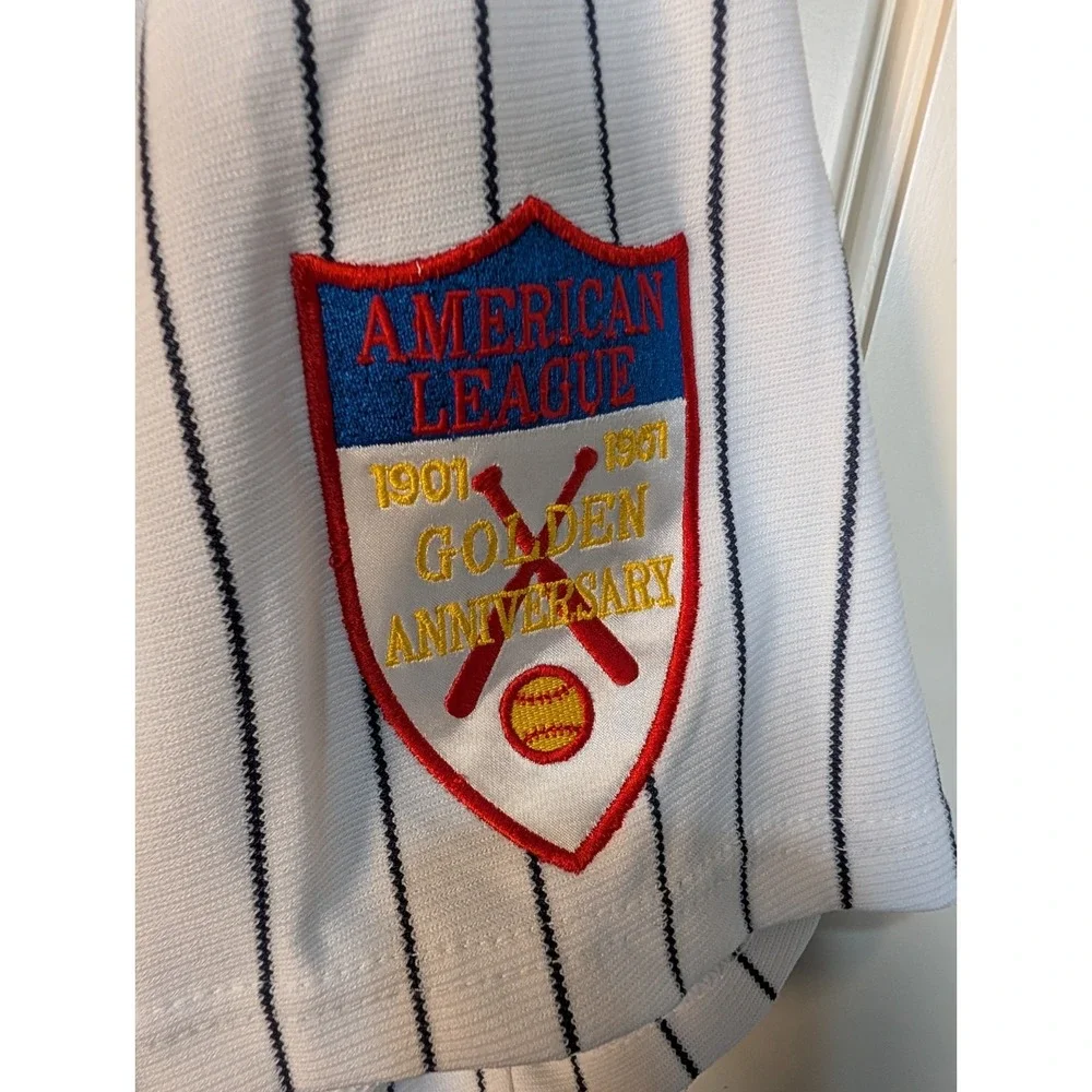 Yankees Mickey Mantle 1951 #7 Mitchell & Ness Pinstripe Jersey Men's Size: 52